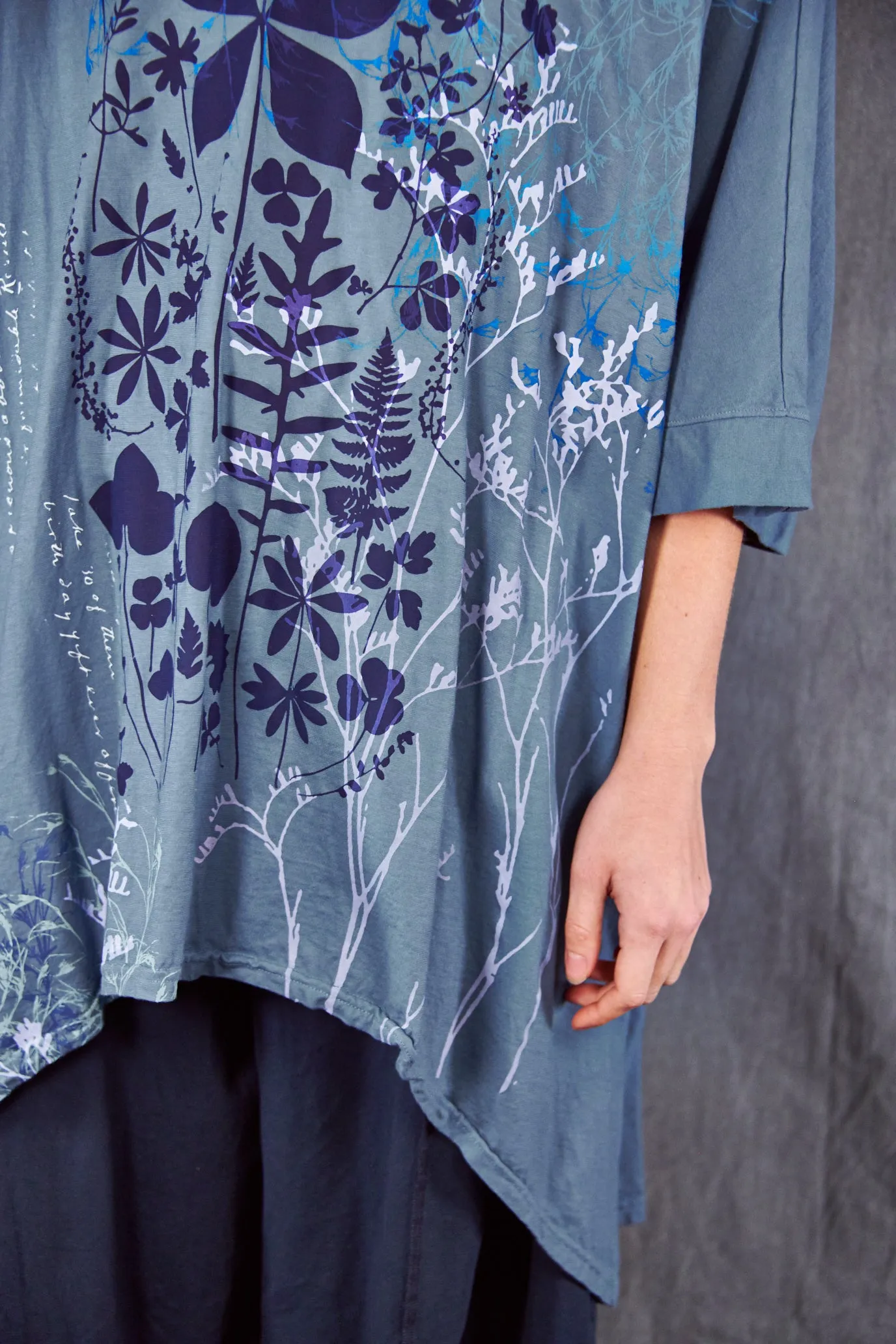 1566 Drawcord Tunic-Century Blue-P