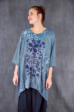 1566 Drawcord Tunic-Century Blue-P