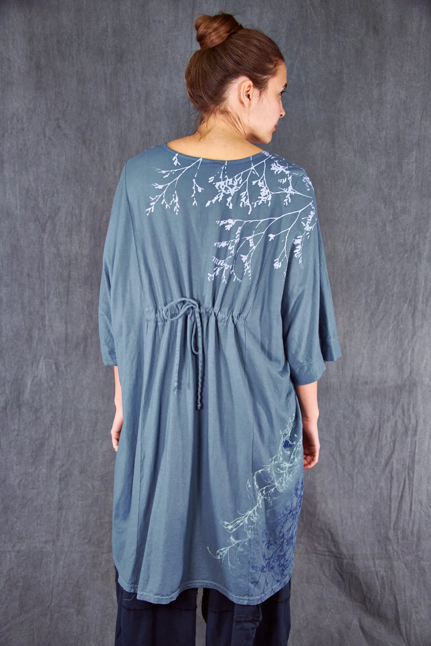 1566 Drawcord Tunic-Century Blue-P