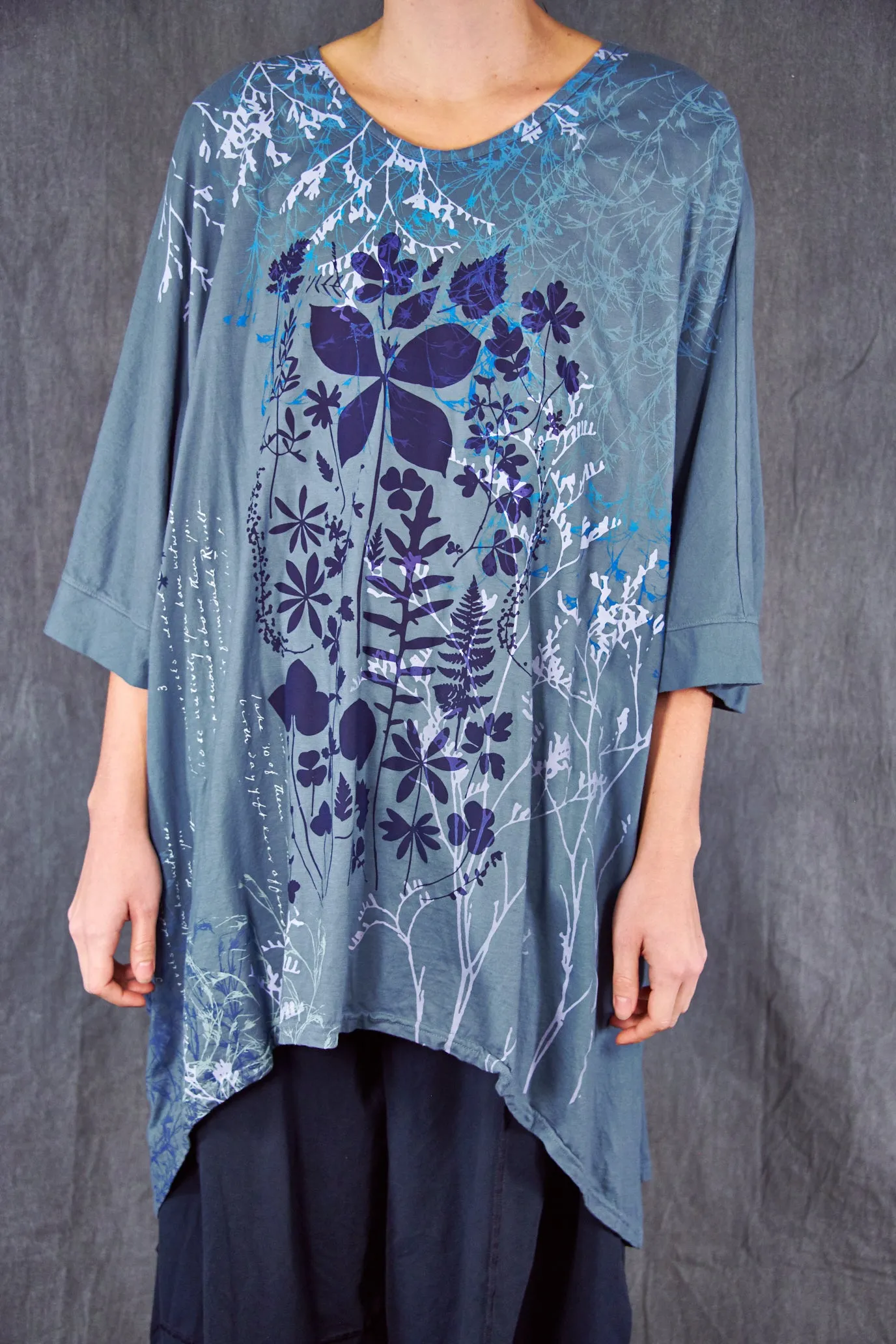 1566 Drawcord Tunic-Century Blue-P