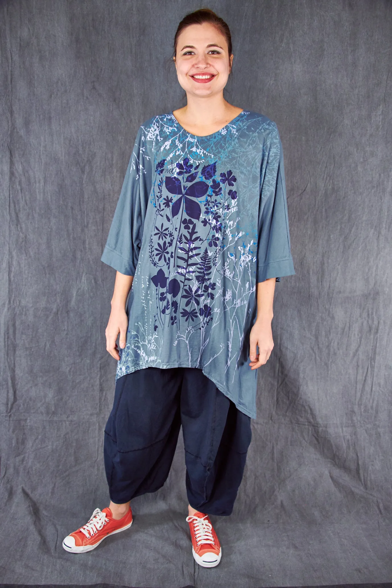 1566 Drawcord Tunic-Century Blue-P