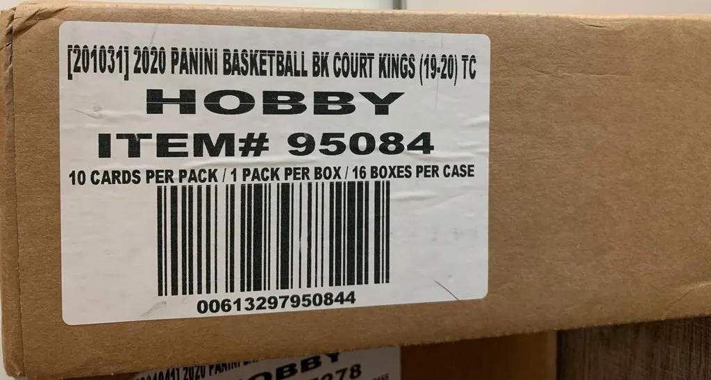 2019-20 Panini Basketball Court Kings Hobby