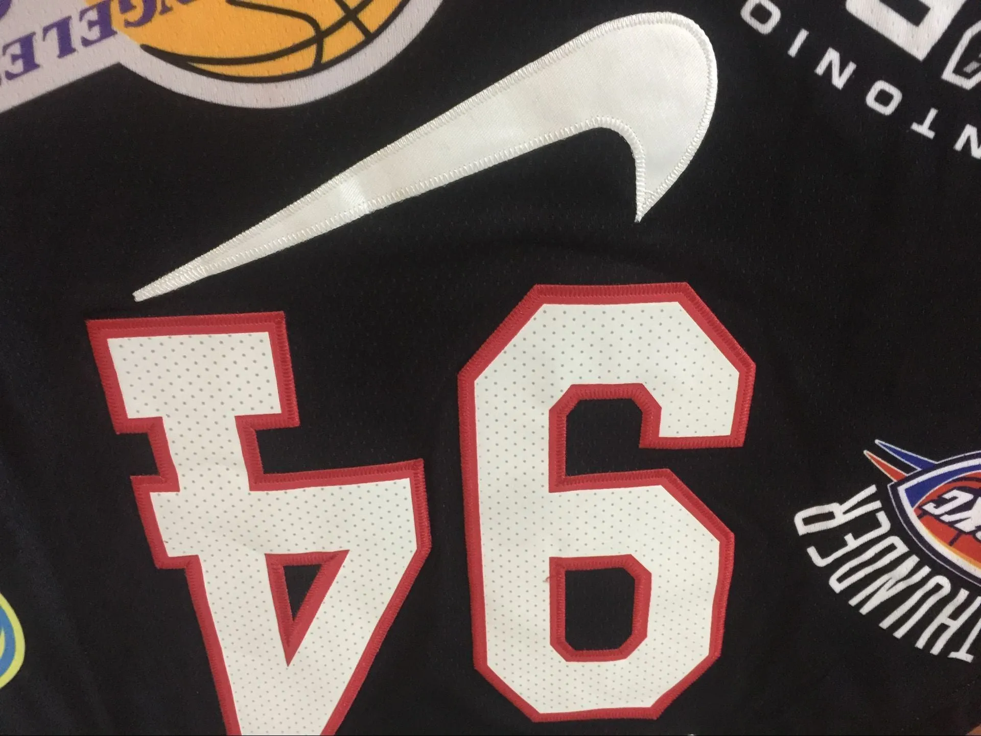 94 SUPREME X NIKE Jersey NBA Jersey IN BLACK Jersey Player