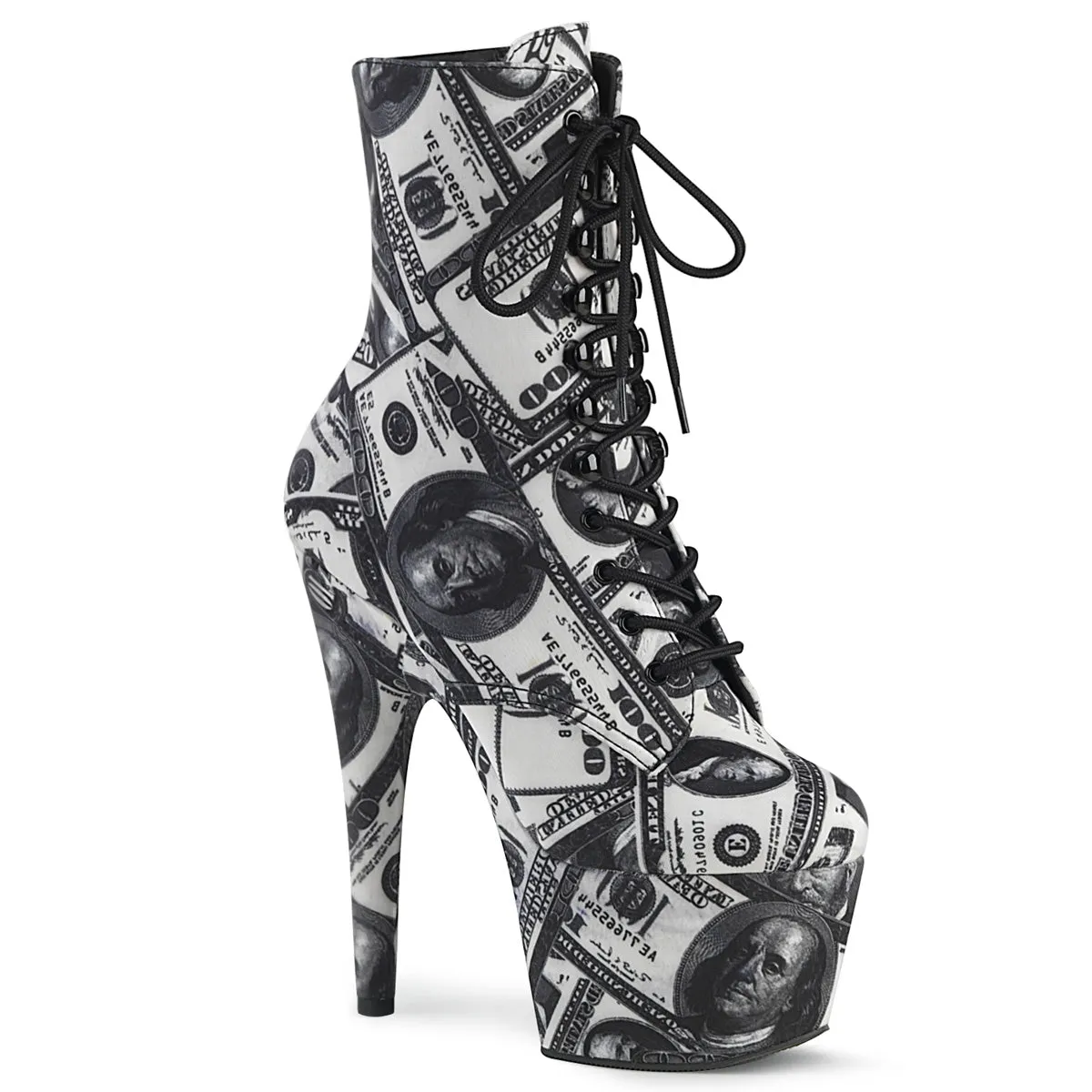ADORE-1020DP  White-Black Fabric/White-Black Fabric