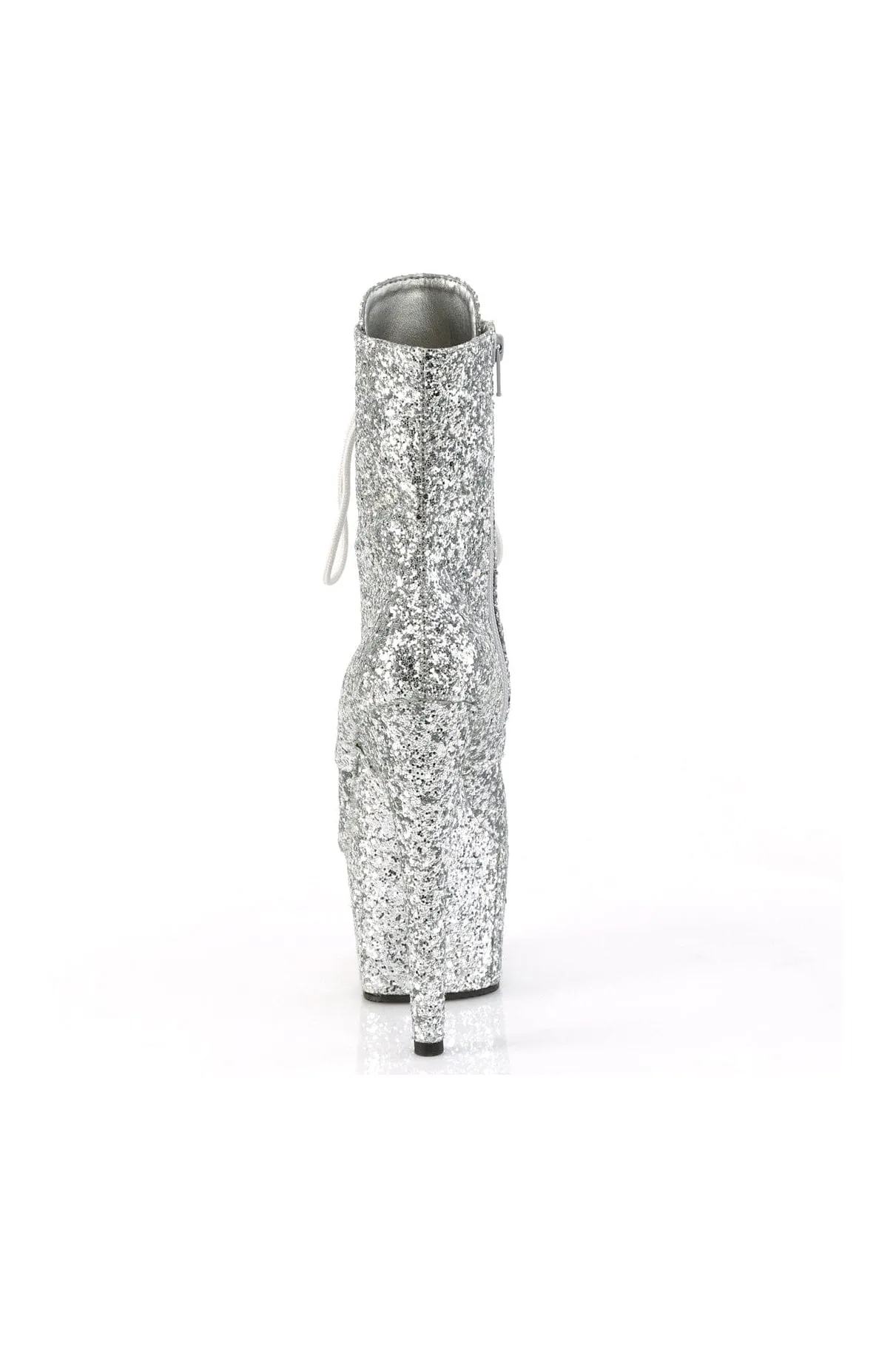 ADORE-1020GWR Silver Glitter Ankle Boot