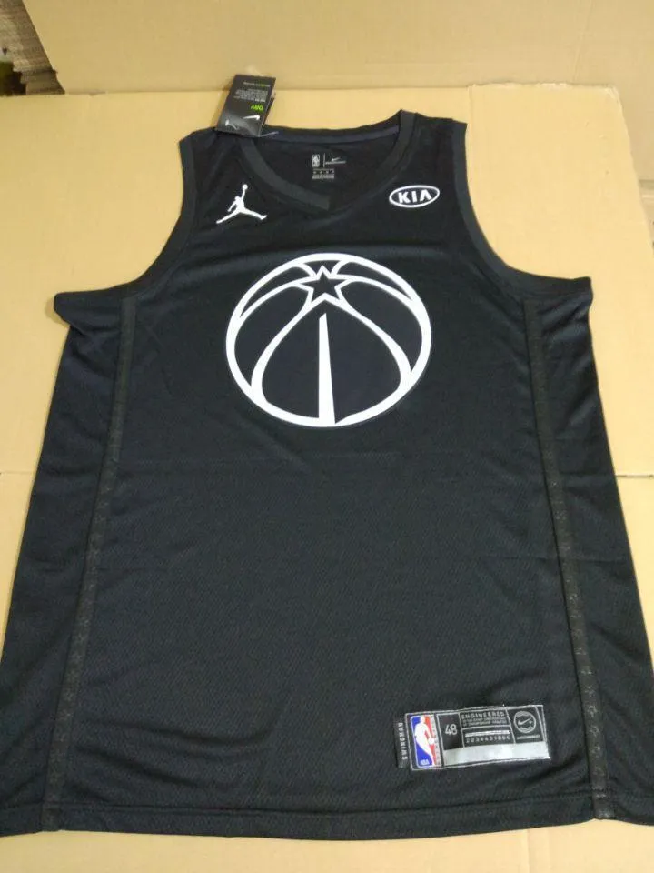 All Star Men 2 John Wall Jersey Black Washington Wizards Swingman Fanatics