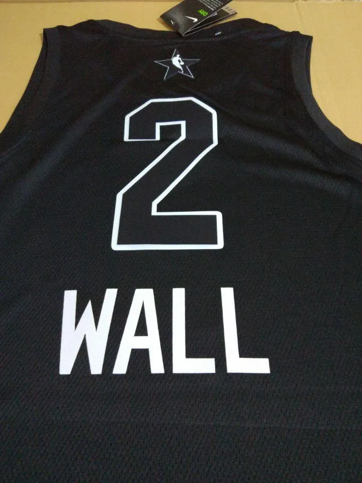 All Star Men 2 John Wall Jersey Black Washington Wizards Swingman Fanatics