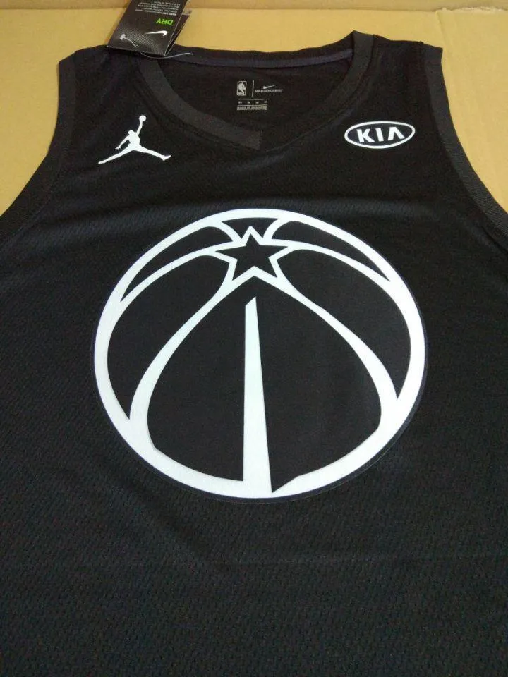 All Star Men 2 John Wall Jersey Black Washington Wizards Swingman Fanatics