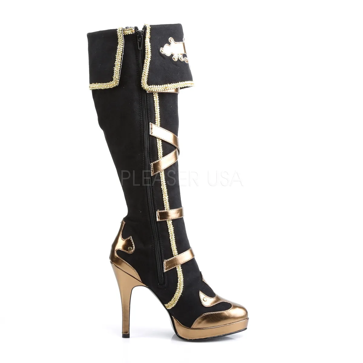 ARENA-2012  Black Microfiber-Gold Pu