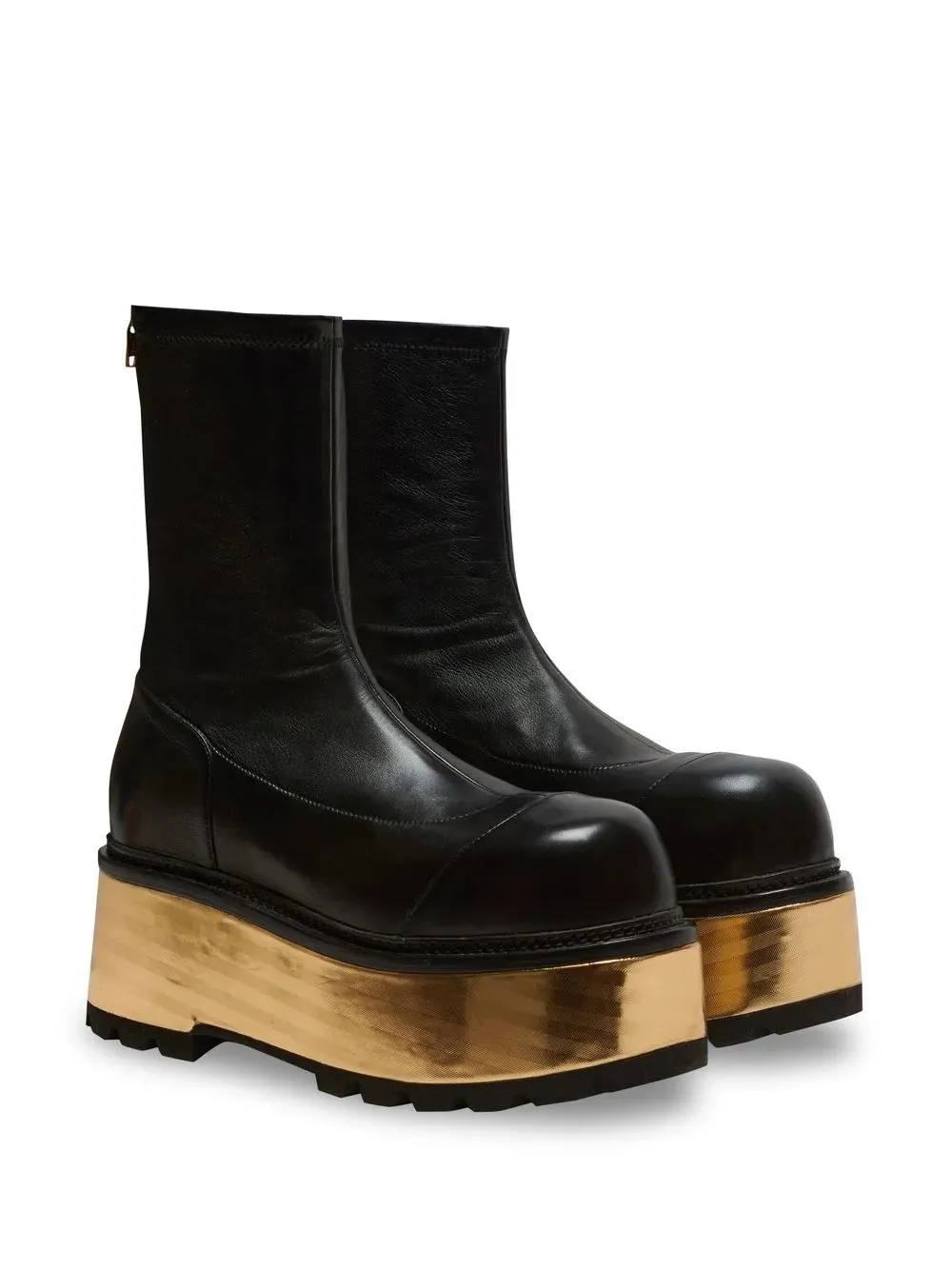 Balmain metallic-platform detail boots