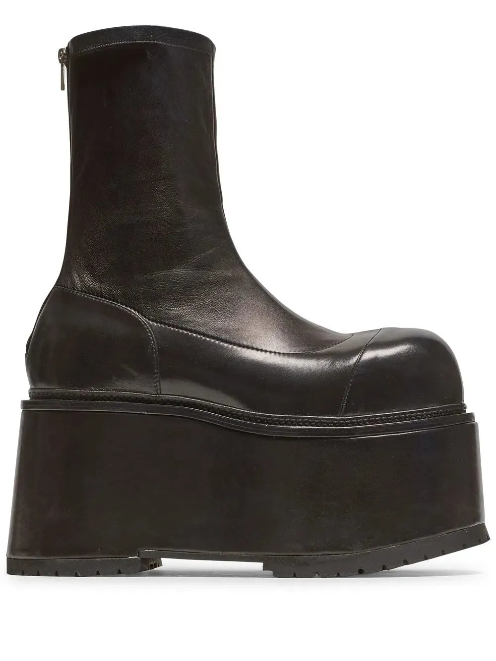 Balmain platform leather boots