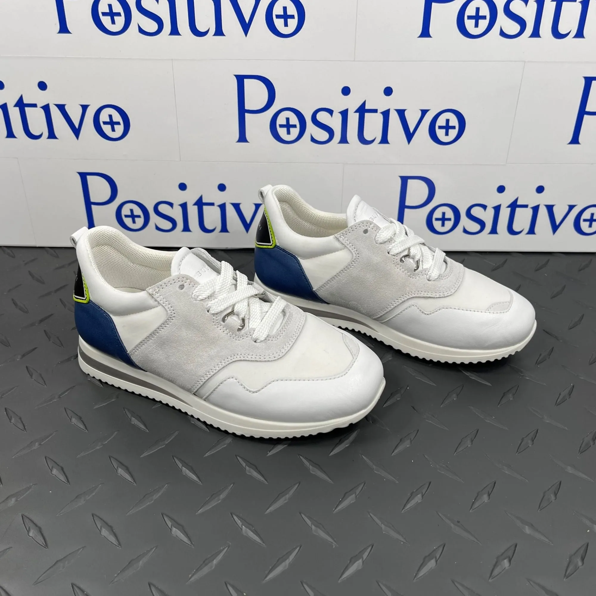 Buscemi Ventura Kid White Trio Leather Sneakers Toddlers