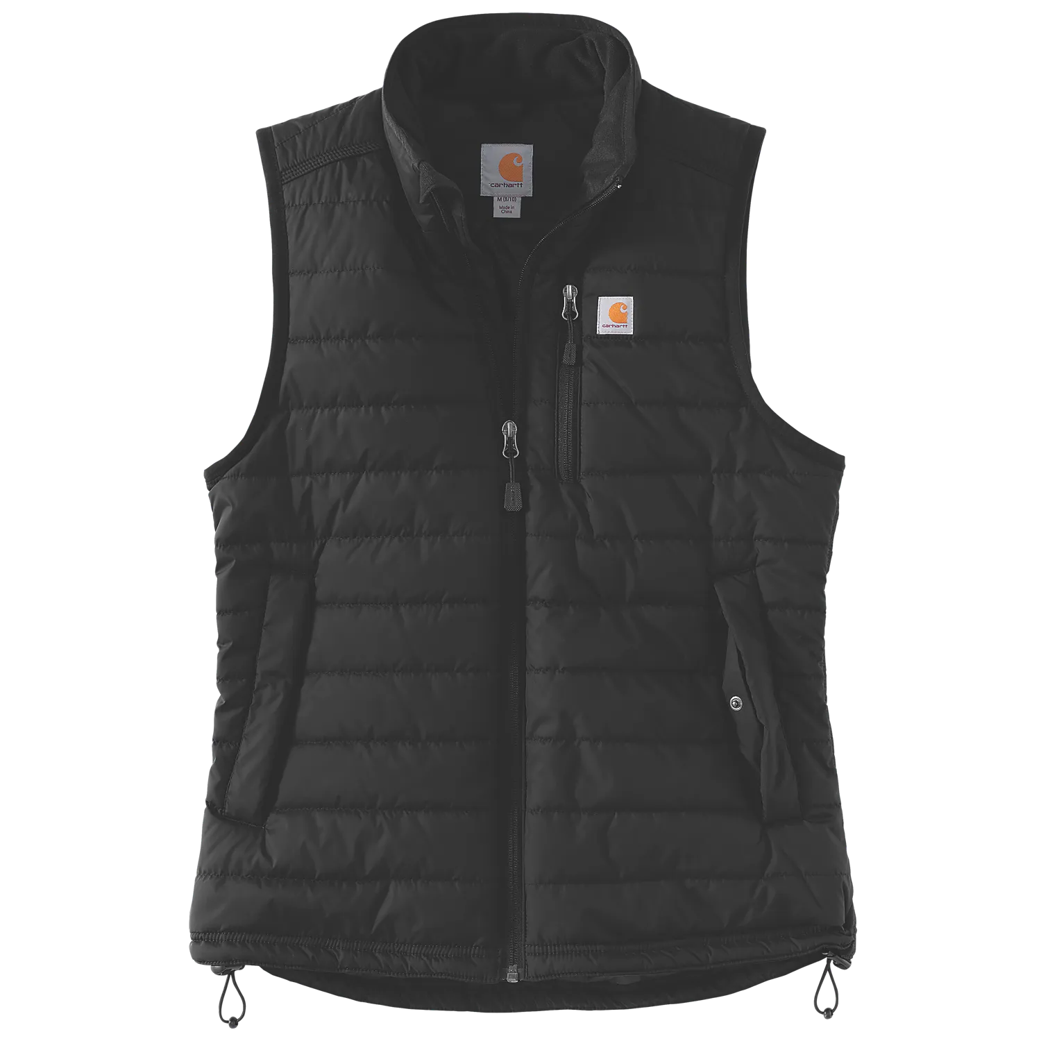 Carhartt Women's Rain Defender Nylon Insulated Vest - 104315 N04 Black
