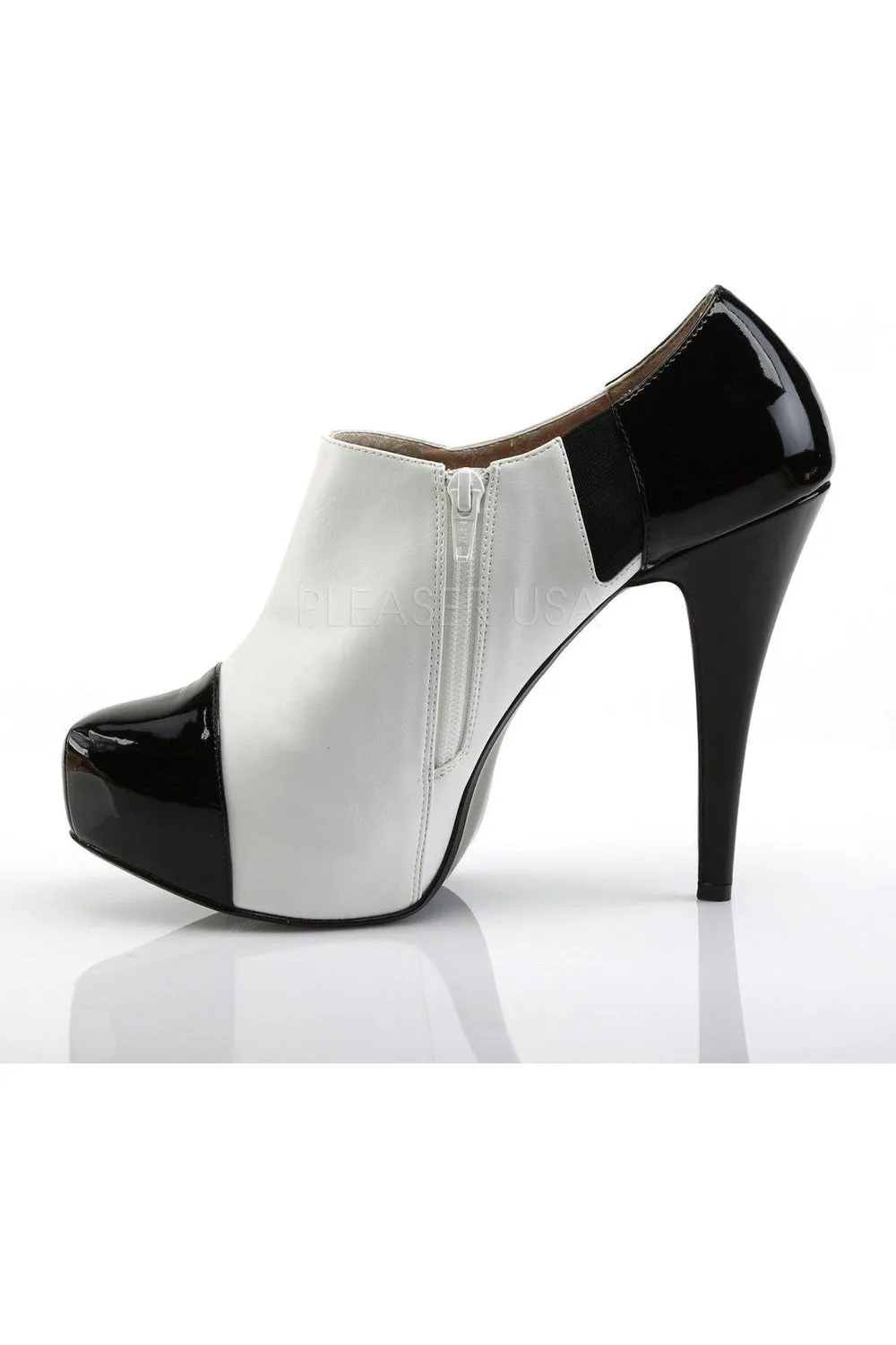 CHLOE-11 Ankle Boot | Black Patent