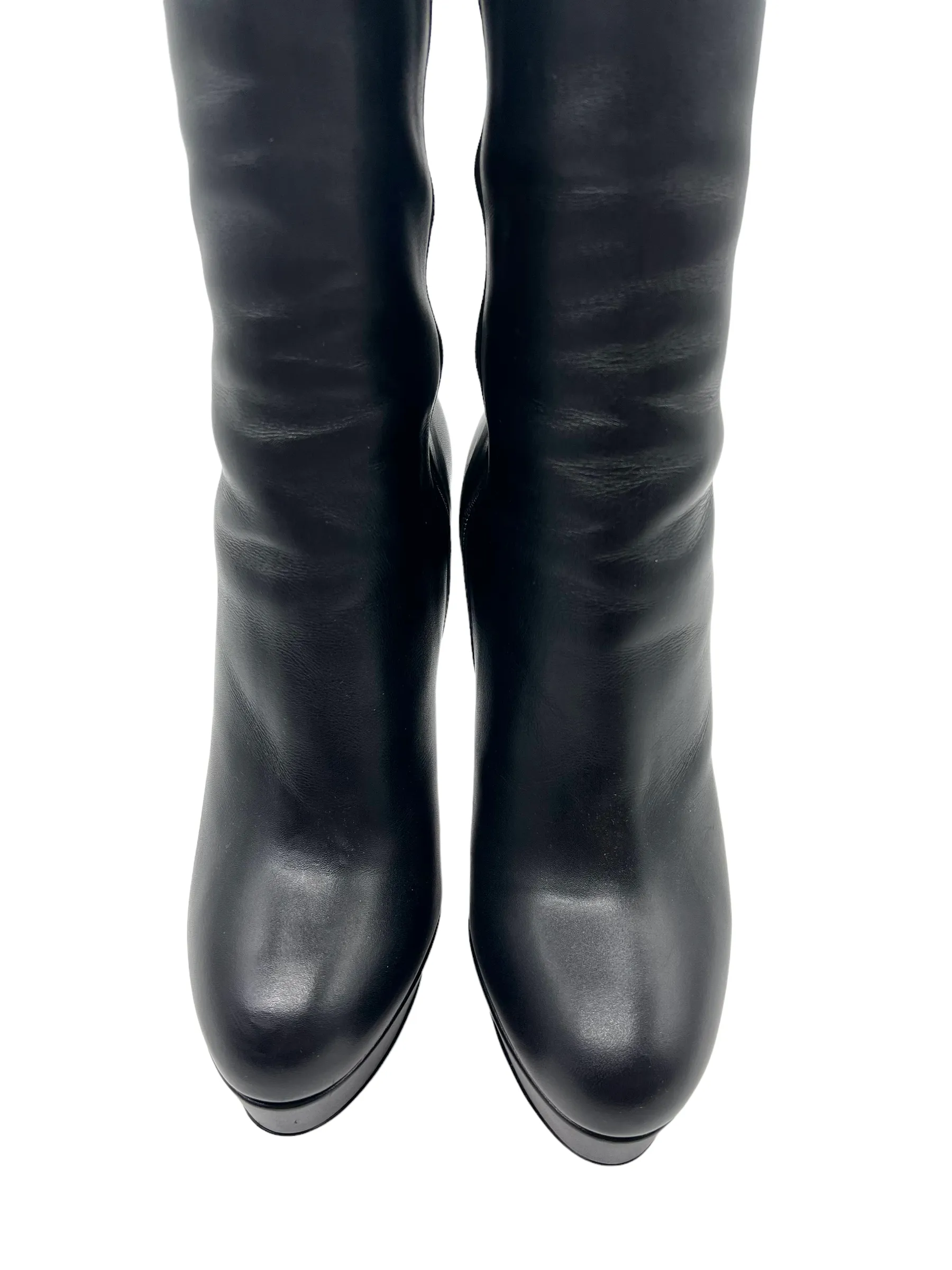 Christian Louboutin Black Bianca Botta 140 Size 39.5 Boots
