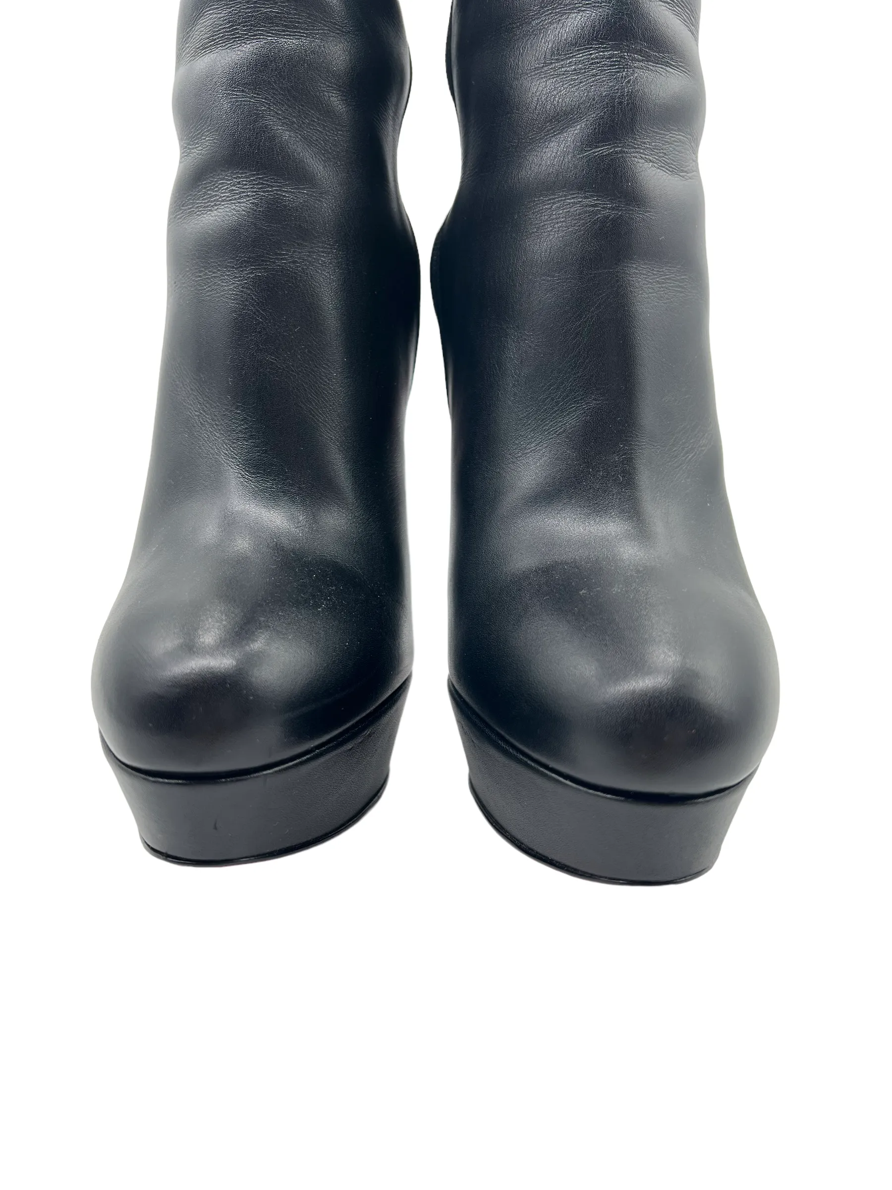 Christian Louboutin Black Bianca Botta 140 Size 39.5 Boots