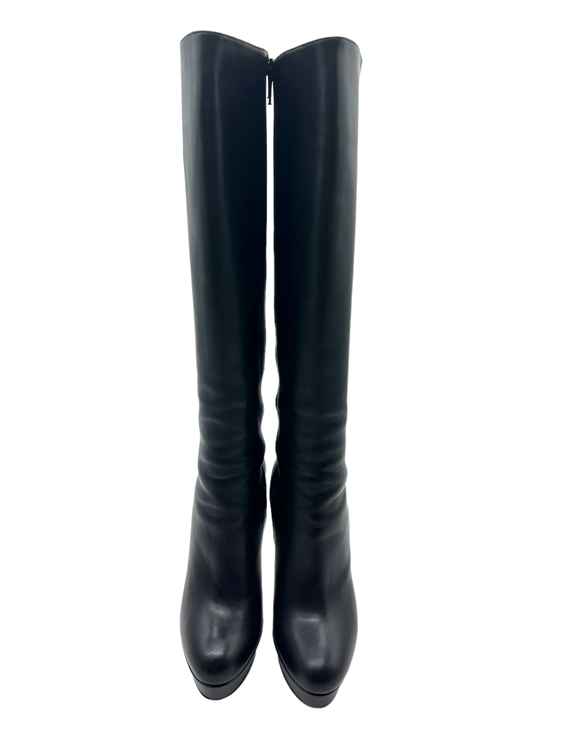 Christian Louboutin Black Bianca Botta 140 Size 39.5 Boots