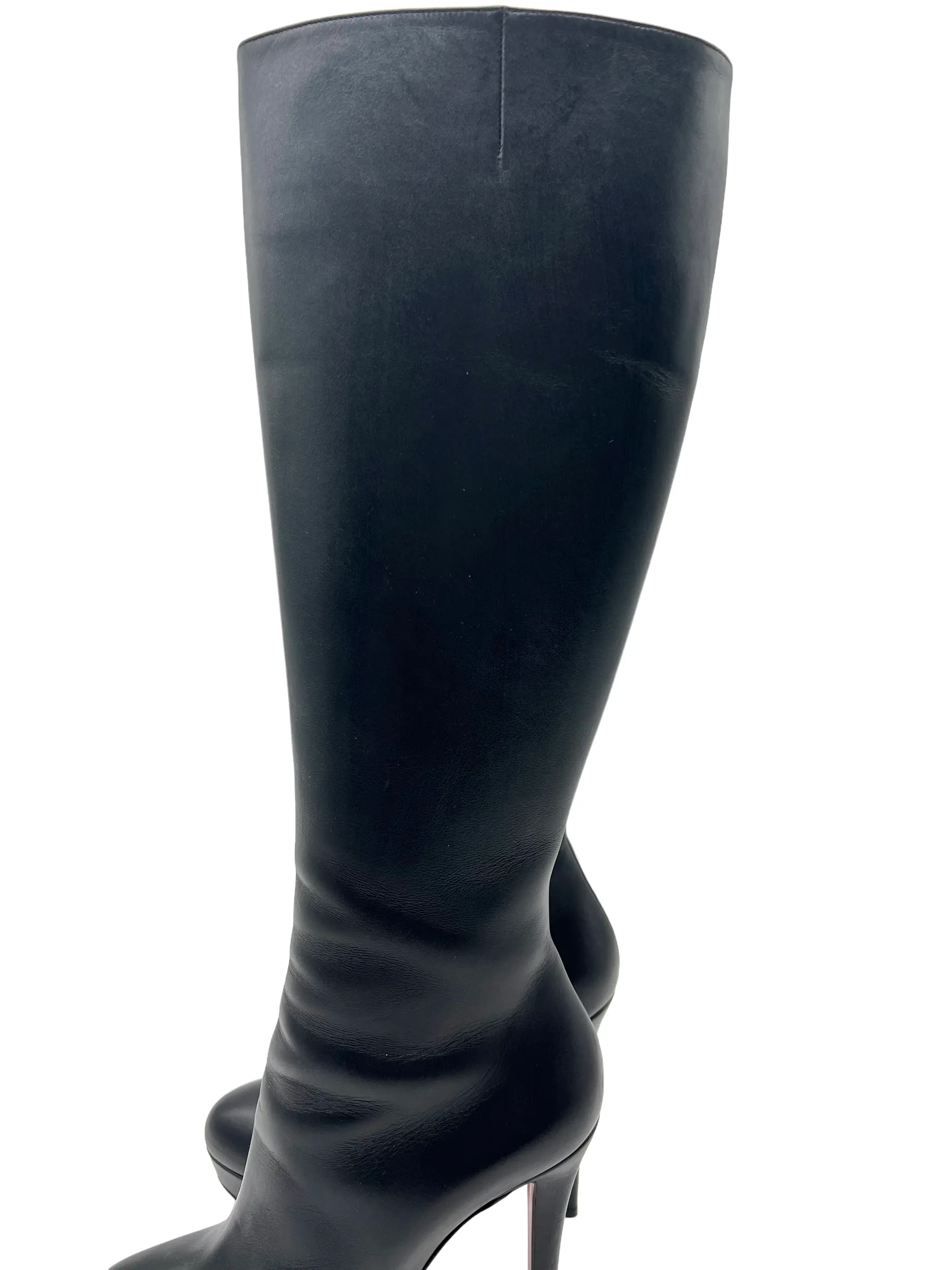 Christian Louboutin Black Bianca Botta 140 Size 39.5 Boots
