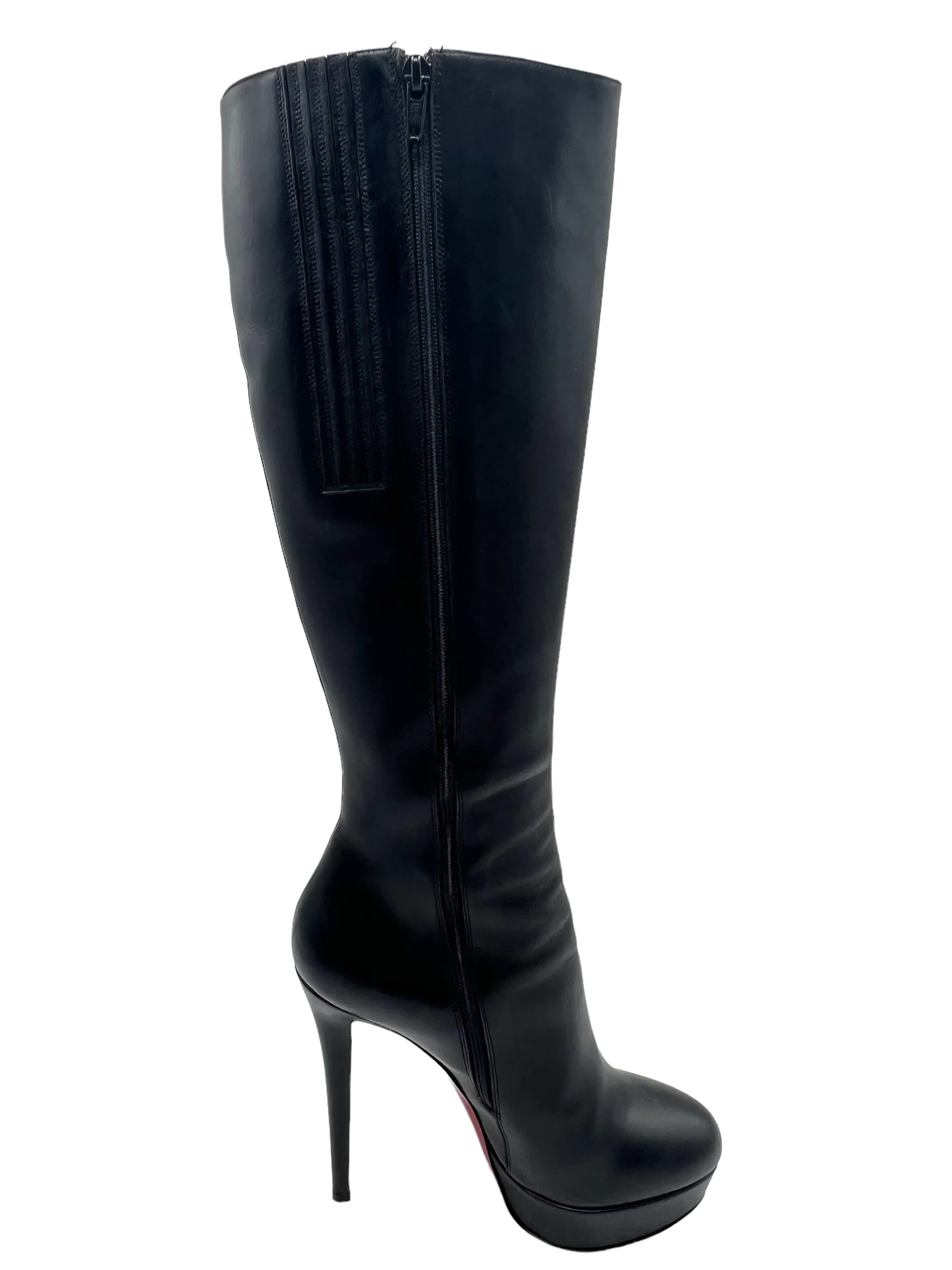 Christian Louboutin Black Bianca Botta 140 Size 39.5 Boots