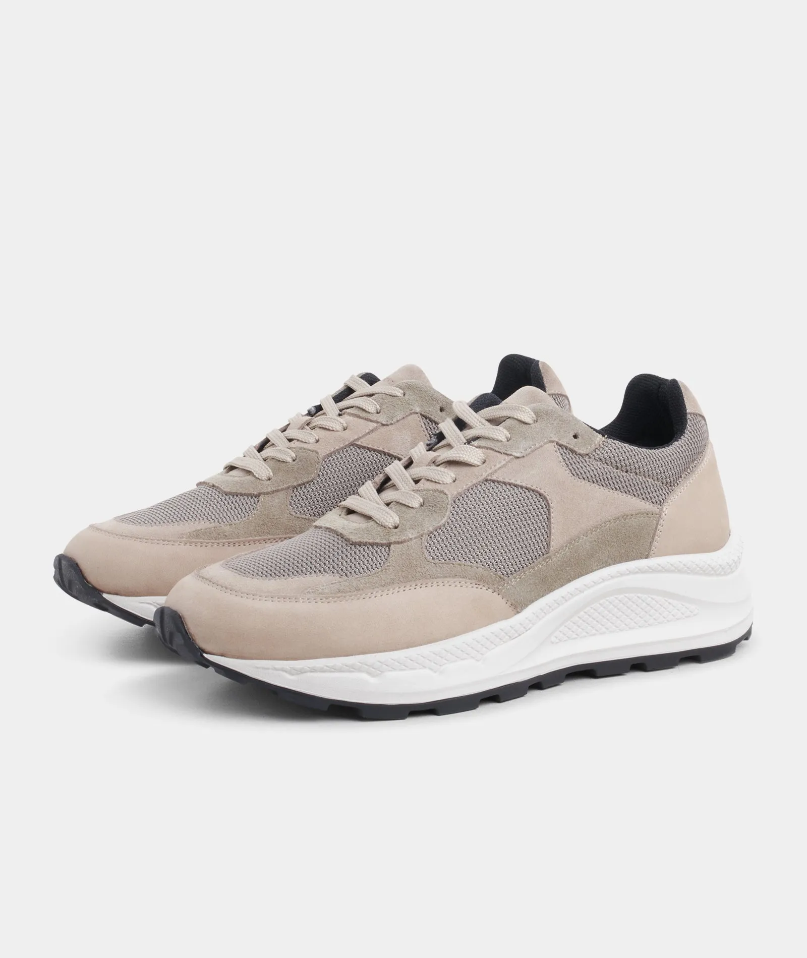City Runner - Beige Suede/Textile