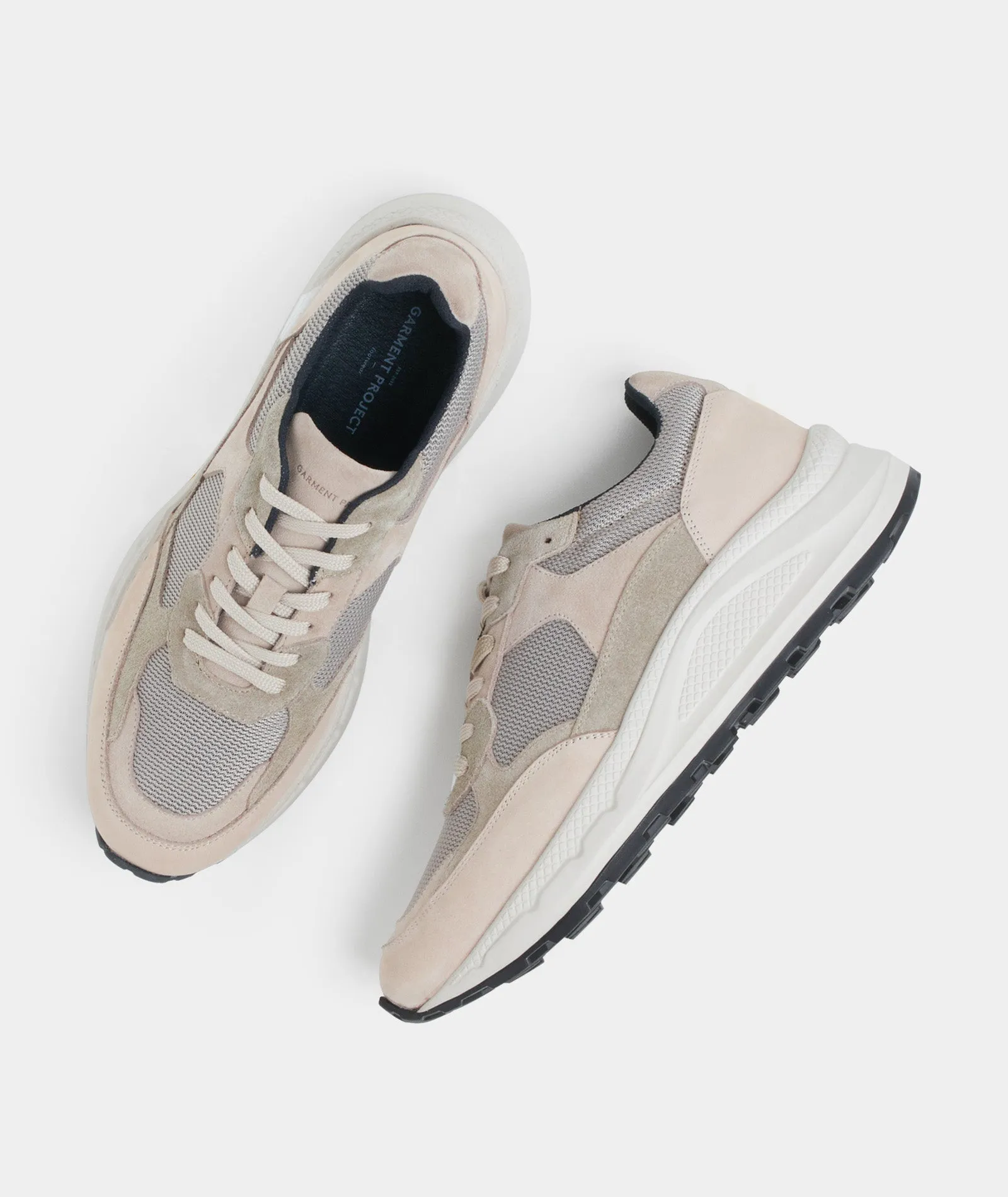 City Runner - Beige Suede/Textile