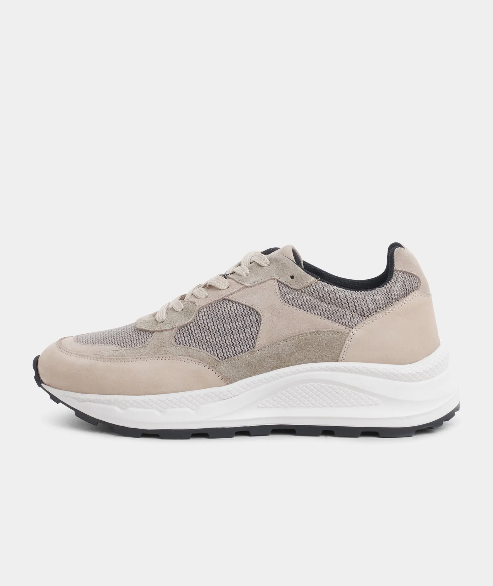City Runner - Beige Suede/Textile