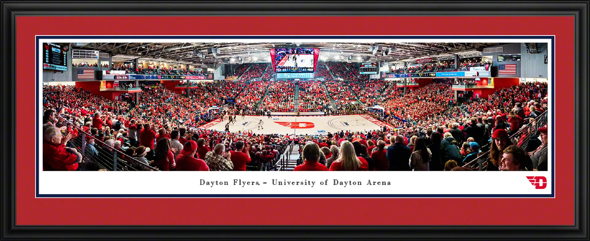 College-Dayton Flyers Basketball Panoramic - UD Arena