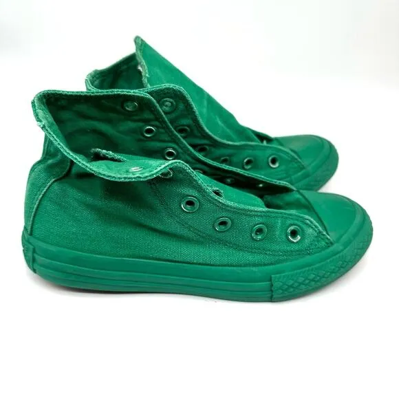 Converse Chuck Taylor All Star Hi 'Monochrome Bosphorus Green Big Kid Size 13.5