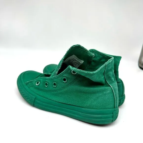 Converse Chuck Taylor All Star Hi 'Monochrome Bosphorus Green Big Kid Size 13.5
