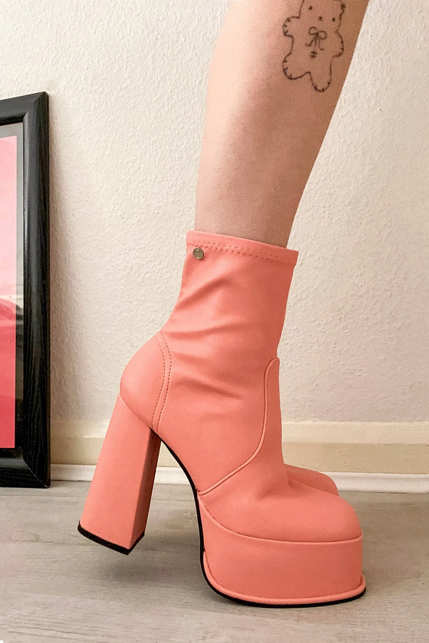 Cotton Candy Platform Boots