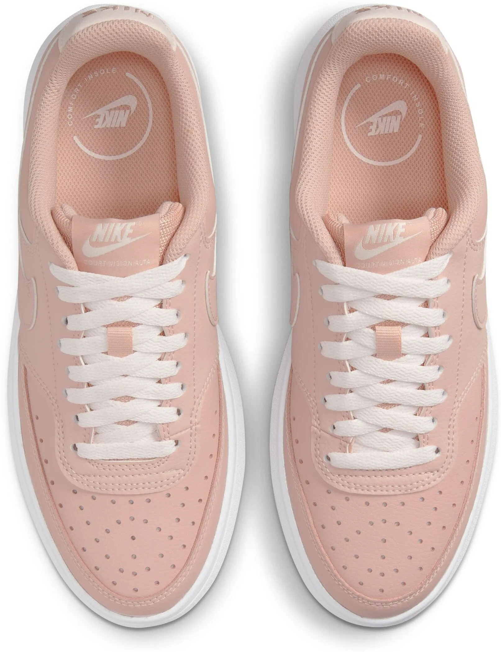 Damen Laufschuhe Court Vision Alta Leather