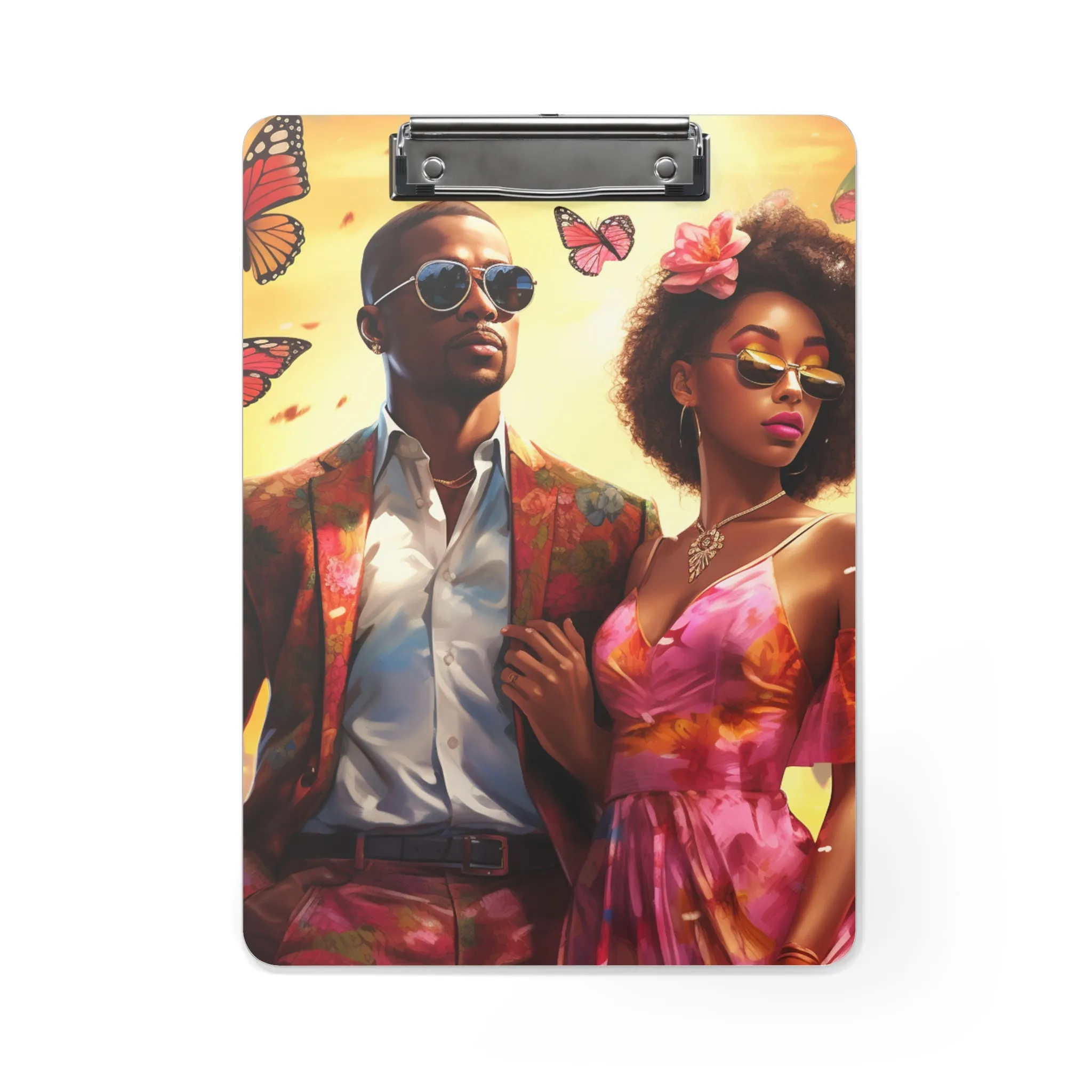 Destined Journeys: The Love Trail Clipboard of the Travel Pair