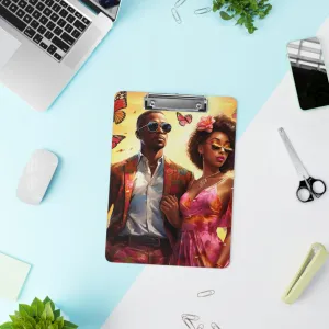 Destined Journeys: The Love Trail Clipboard of the Travel Pair
