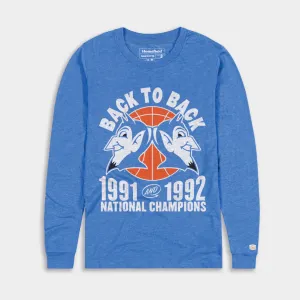 Duke 1991 and 1992 National Champs Long Sleeve