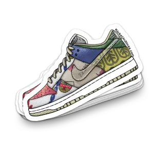 Dunk Low "City Market" Sneaker Sticker