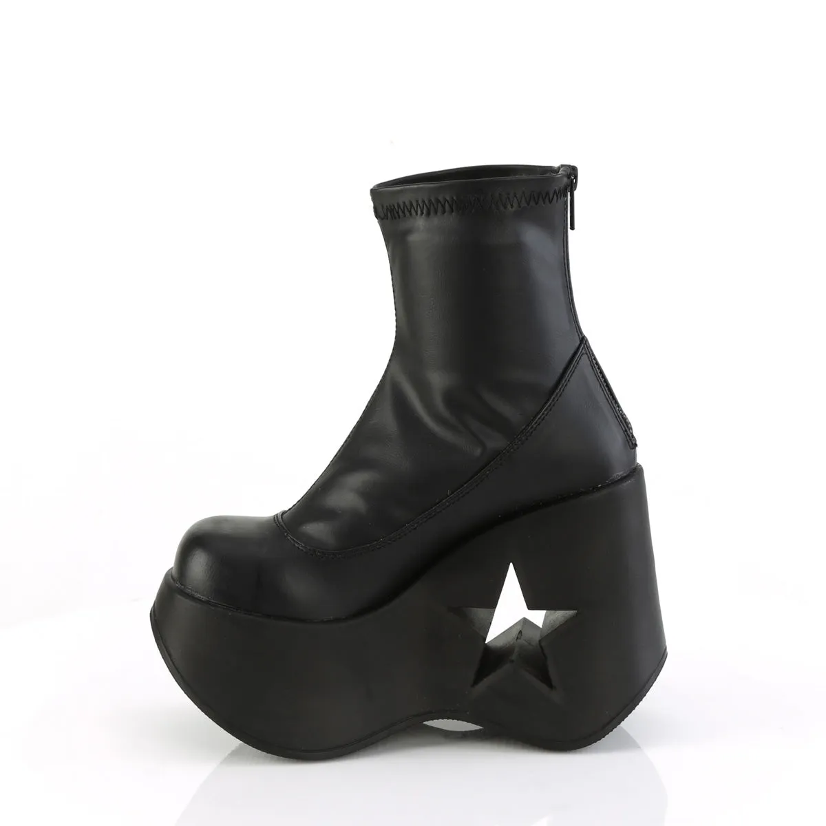 DYNAMITE-100  Black Stretch Vegan Leather
