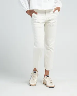 easy army trouser - white oak