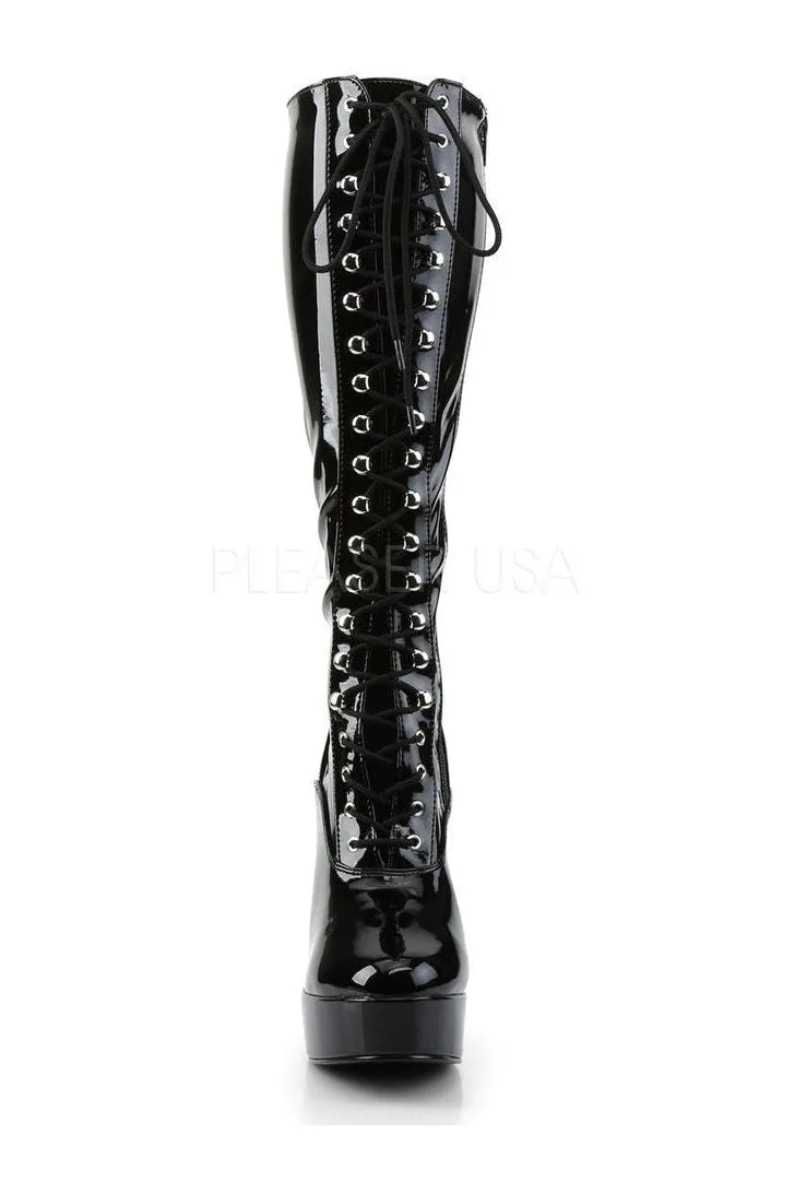 ELECTRA-2023 Platform Boot  | Black Patent