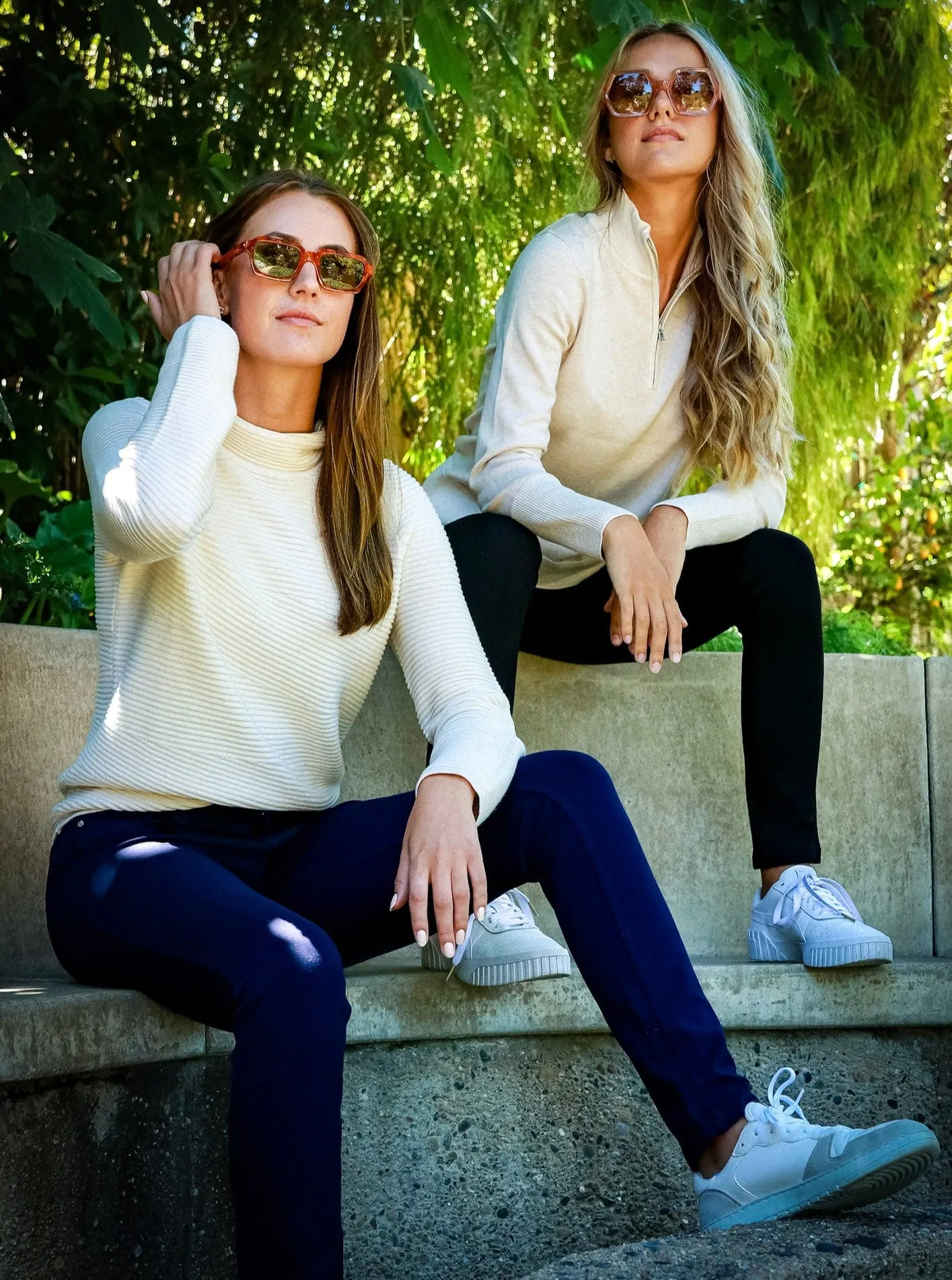 Eliza Double Knit Power Sculpt Stretch Tailored  5-Pocket Pant