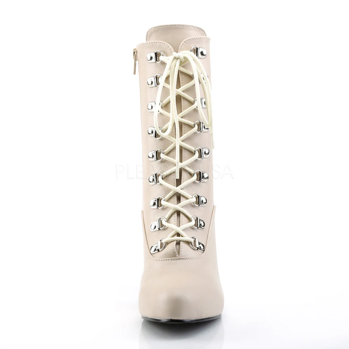EVE-106  Cream Faux Leather
