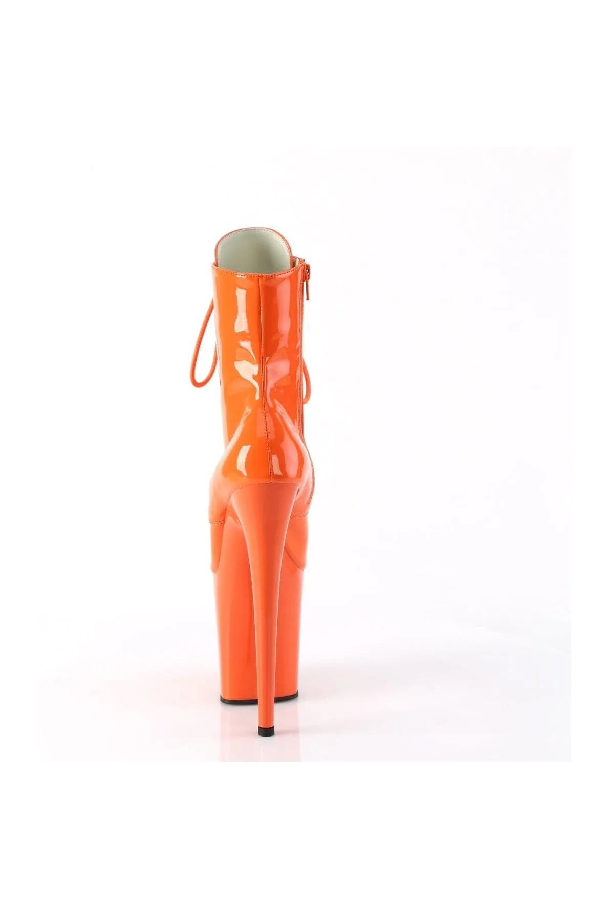 FLAMINGO-1020 Orange Patent Ankle Boot