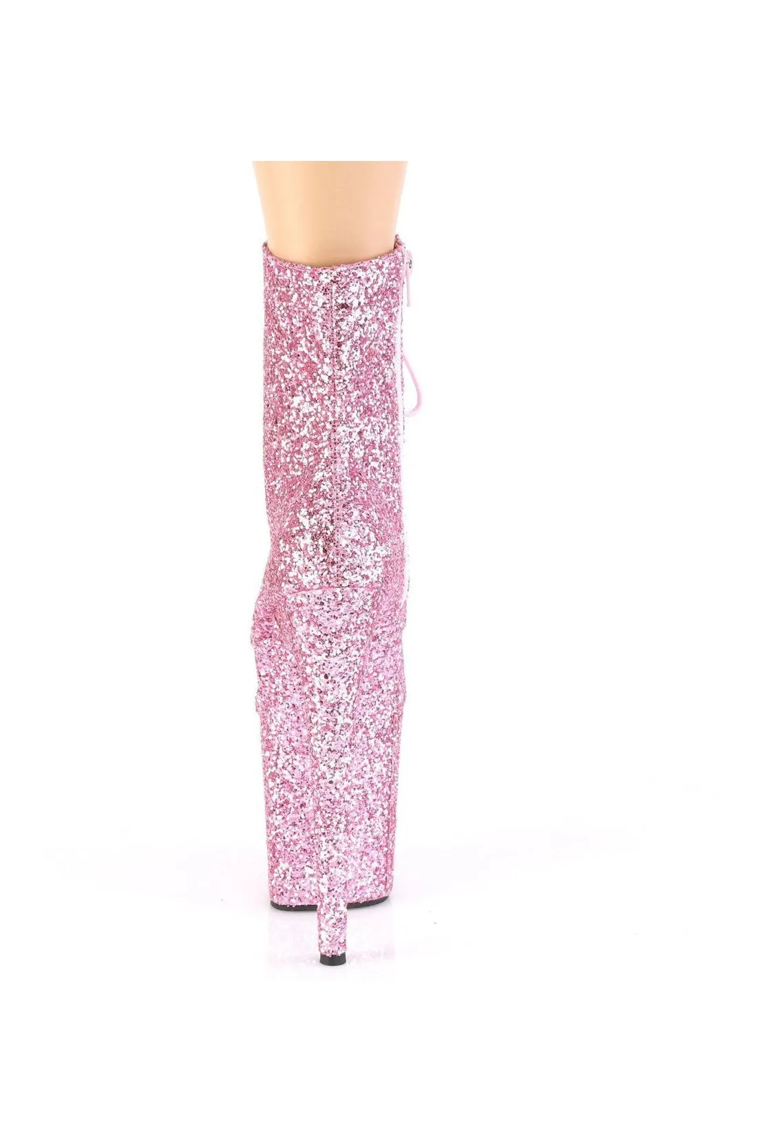 FLAMINGO-1020GWR Exotic Boot | Pink Glitter