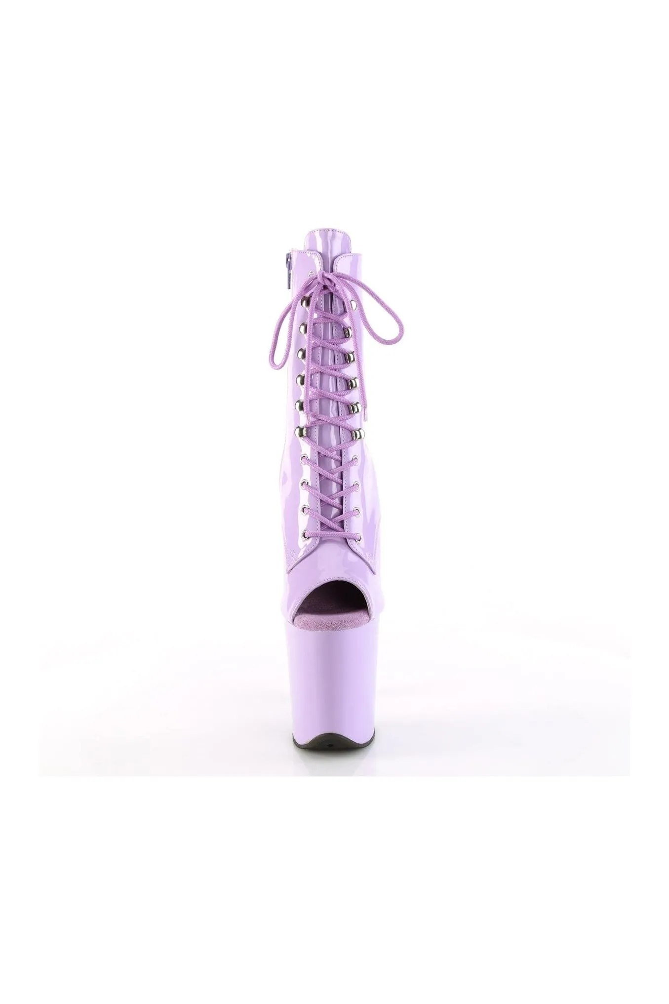 FLAMINGO-1021 Purple Patent Ankle Boot