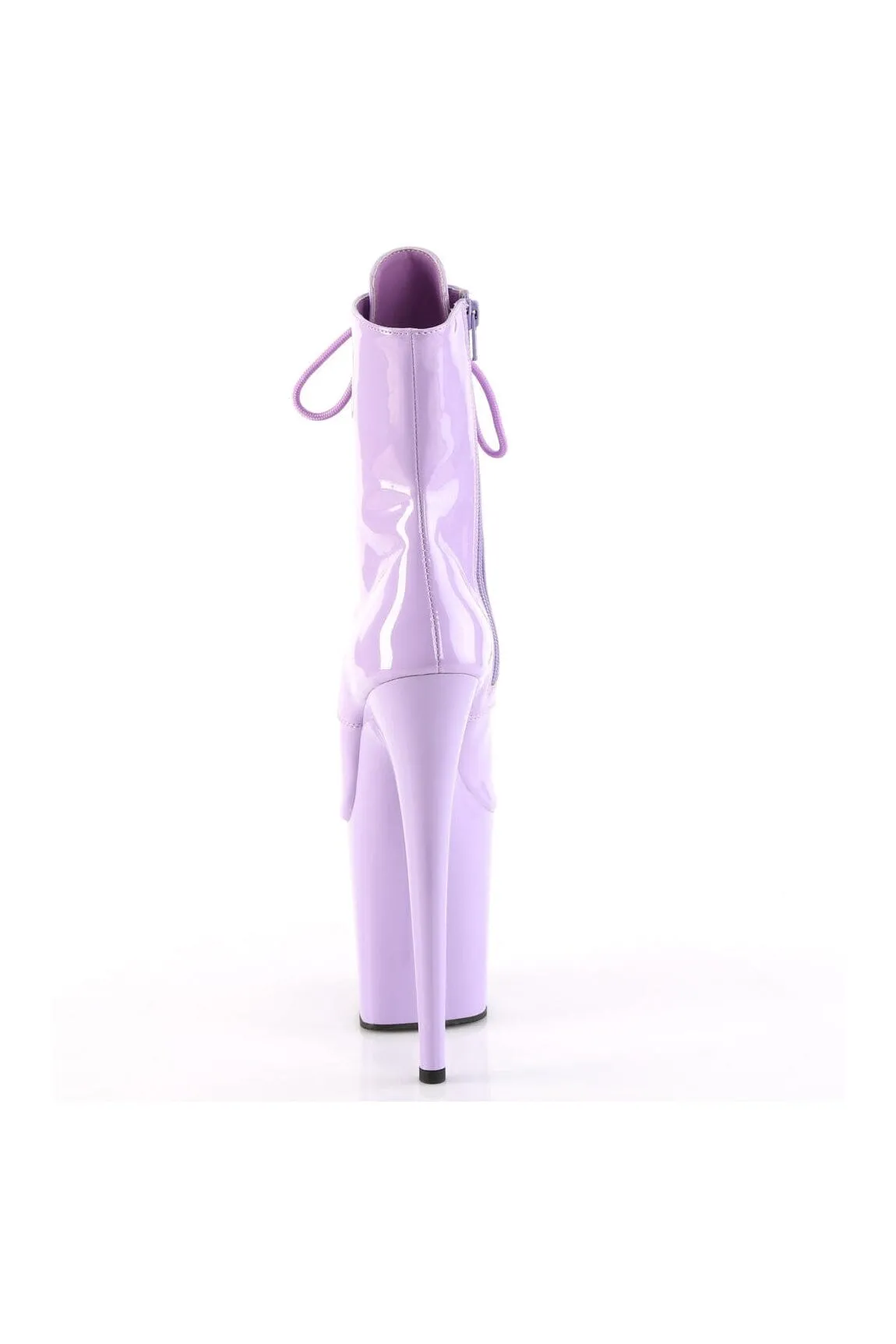 FLAMINGO-1021 Purple Patent Ankle Boot