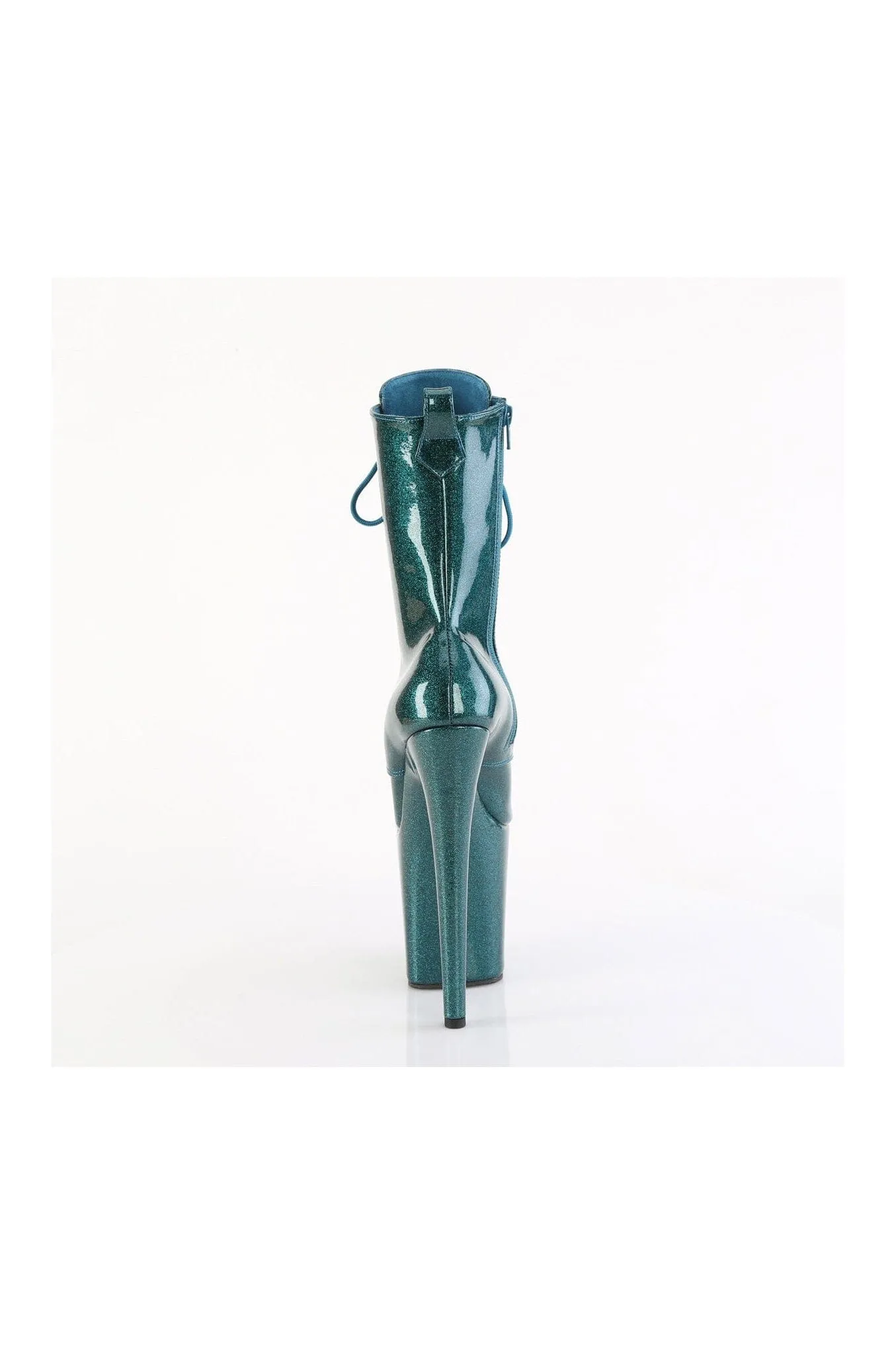 FLAMINGO-1040GP Green Patent Ankle Boot