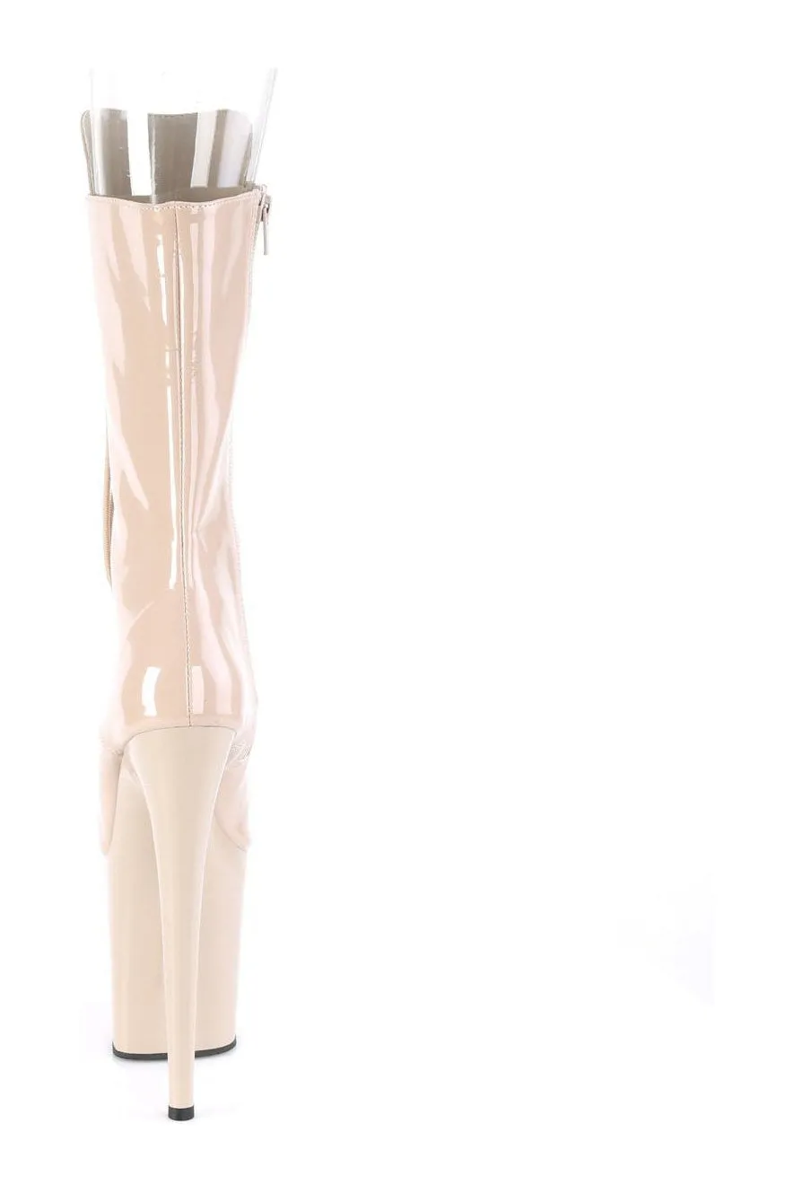 FLAMINGO-1051 Exotic Boot | Nude Patent