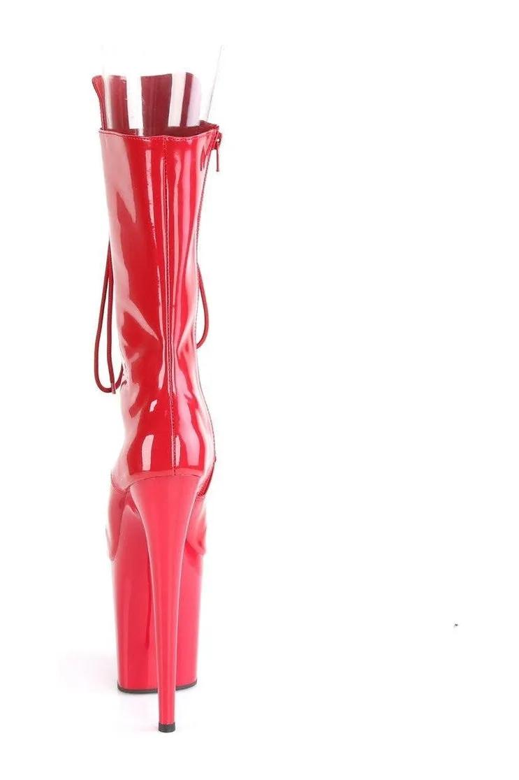 FLAMINGO-1051 Exotic Boot | Red Patent