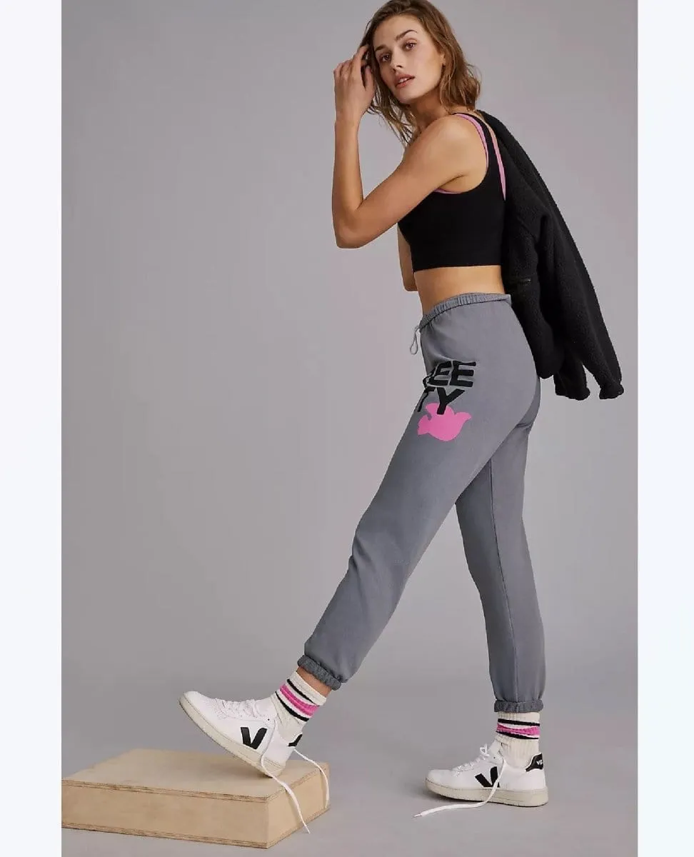 Free City Large Sweatpants Grey Pink