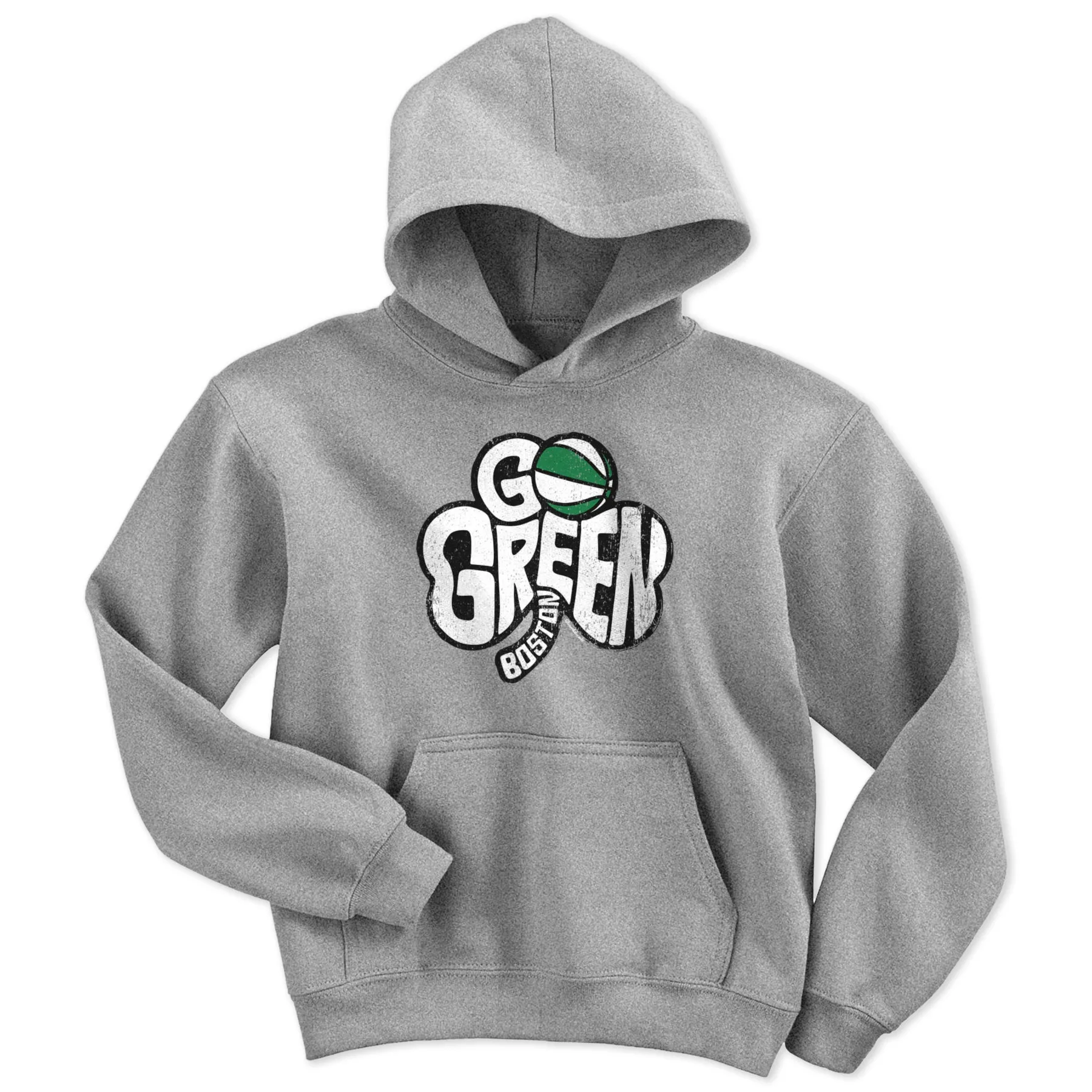 Go Green Boston Shamrock Youth Hoodie