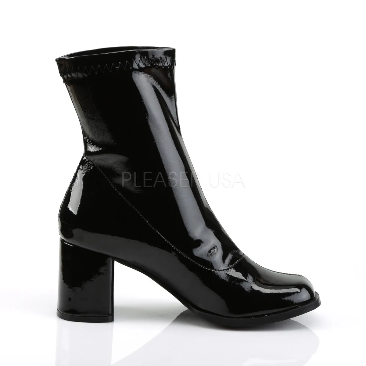 GOGO-150  Black Str Patent